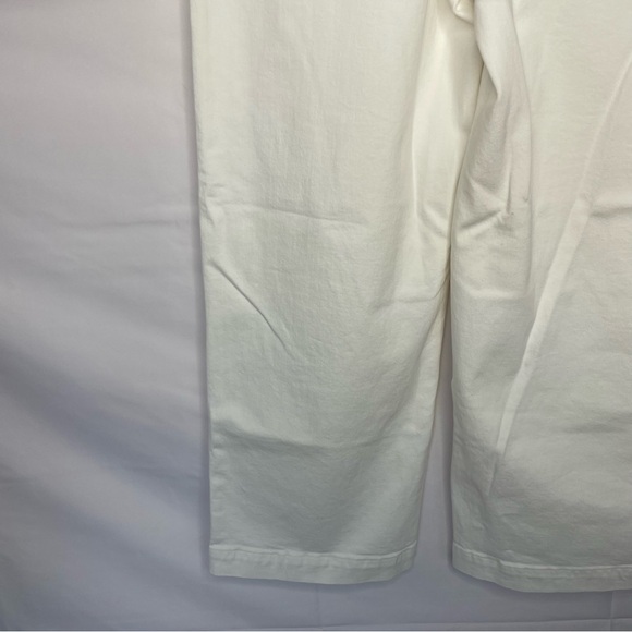 MADEWELL x Lisa Says Gah! Wide Leg Jeans Women 28 Crop NEW Eyelet White NQ570 - Picture 11 of 16